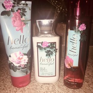 Bath & Body works Hello Beautiful Set 🌸